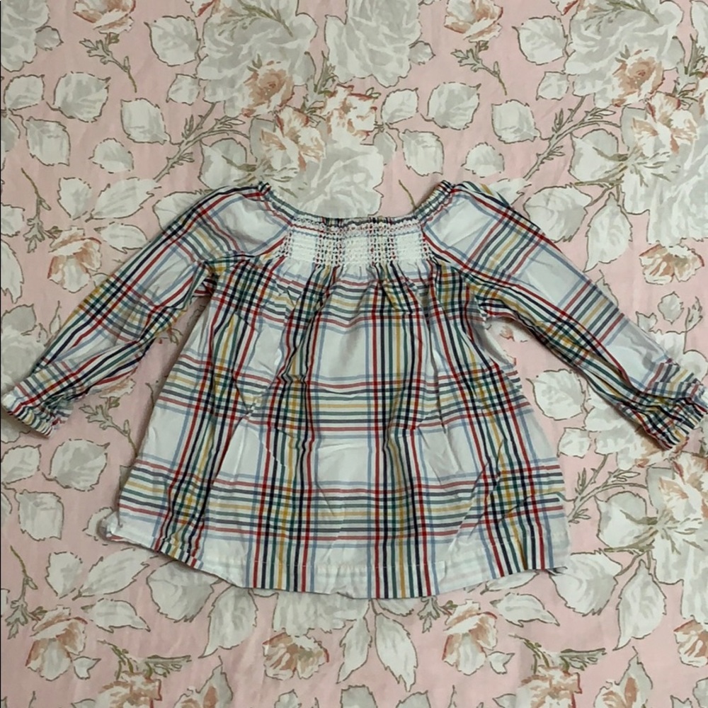 Plaid blouse
